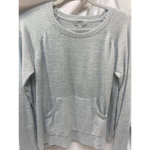 Barefoot Dreams Cozychic Lite Kangaroo Pocket Sweater Large